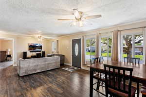 Oversized Dining and Living Room