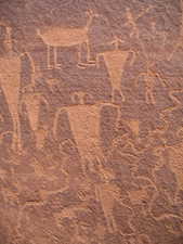 Nearby petroglyphs