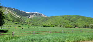 Property view of mountains featuring a rural view