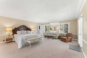 Primary bedroom with ample space and light.