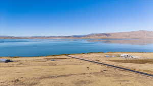 Water view featuring a mountain view