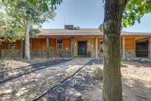 View of front of house featuring a patio