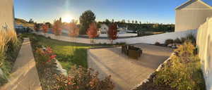 View of yard featuring a patio area