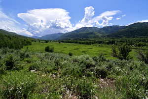 View of property view of mountains