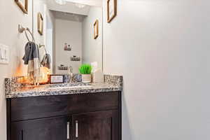 Bathroom featuring large vanity