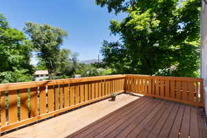 View of deck