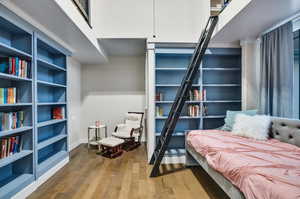 Bedroom featuring hardwood / wood-style floors