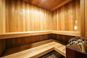 View of sauna