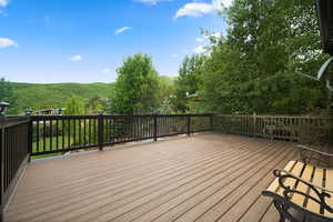 View of deck