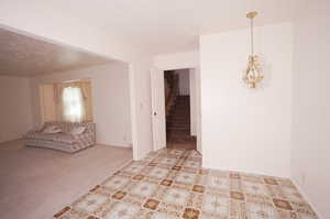 View of tiled empty room