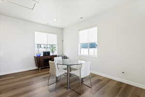 View of dining area