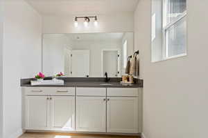 View of bathroom on 2nd level of the home