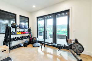 View of workout room