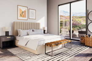 Bedroom Rendering of Summit Floor Plan