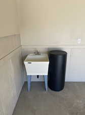 Garage utility sink & salt talk for soft water system