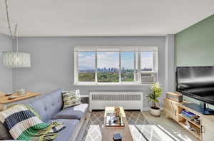 Living room with incredible views of the SLC Valley!