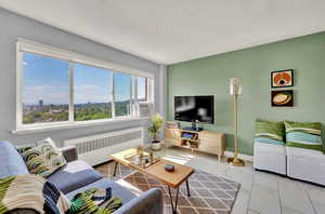 Living room with incredible views of the SLC Valley!