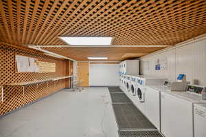 Laundry room on level 1