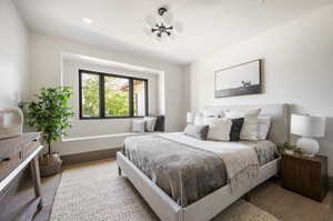 Bedroom featuring hardwood / wood-style floors