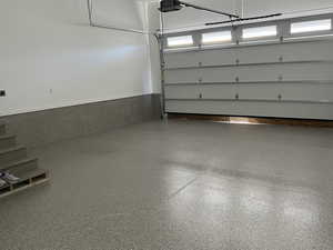 Epoxy garage finish