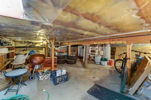 Expansive crawl space for additional storage.