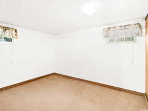 Empty room featuring carpet