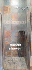 Easy to clean shower.