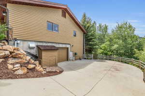 Lower Garage Entrance