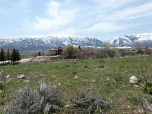 Property view of mountains featuring a rural view