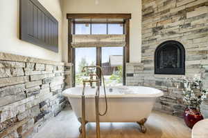 Bathroom with a tub