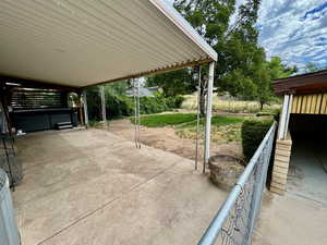 View of patio