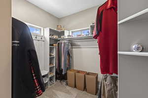 Master bedroom closet