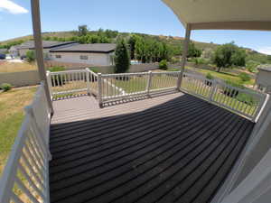 View of deck