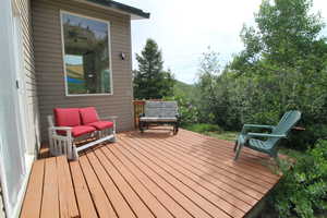 View of deck