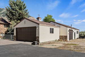 Massive detached garage and workshop