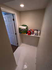 Downstairs laundry room