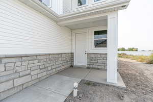 View of entrance to property