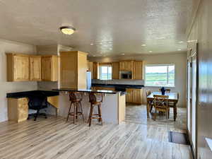 Breakfast Bar Plus Room For Table.