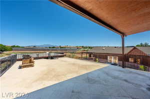 View of patio