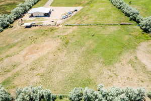 Bird's eye view featuring a rural view