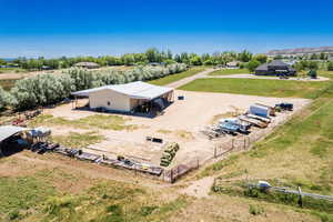 Drone / aerial view with a rural view