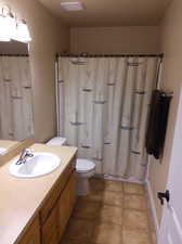 Big bathrooms with tub and shower