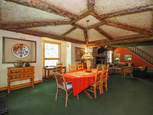 Large dining area