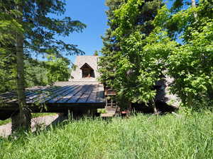 South side of the Lodge as seen from Stewart Rd