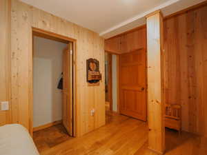 Basement bedroom 2 off of kitchen and living room