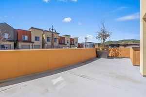 Private patio outside primary bedroom.