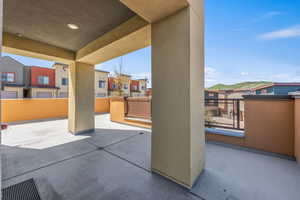 Private patio outside primary bedroom. Over 675 SqFt of outdoor patio space.