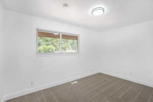 Spare room with carpet flooring