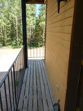 View of deck