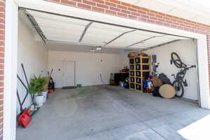 Two car garage